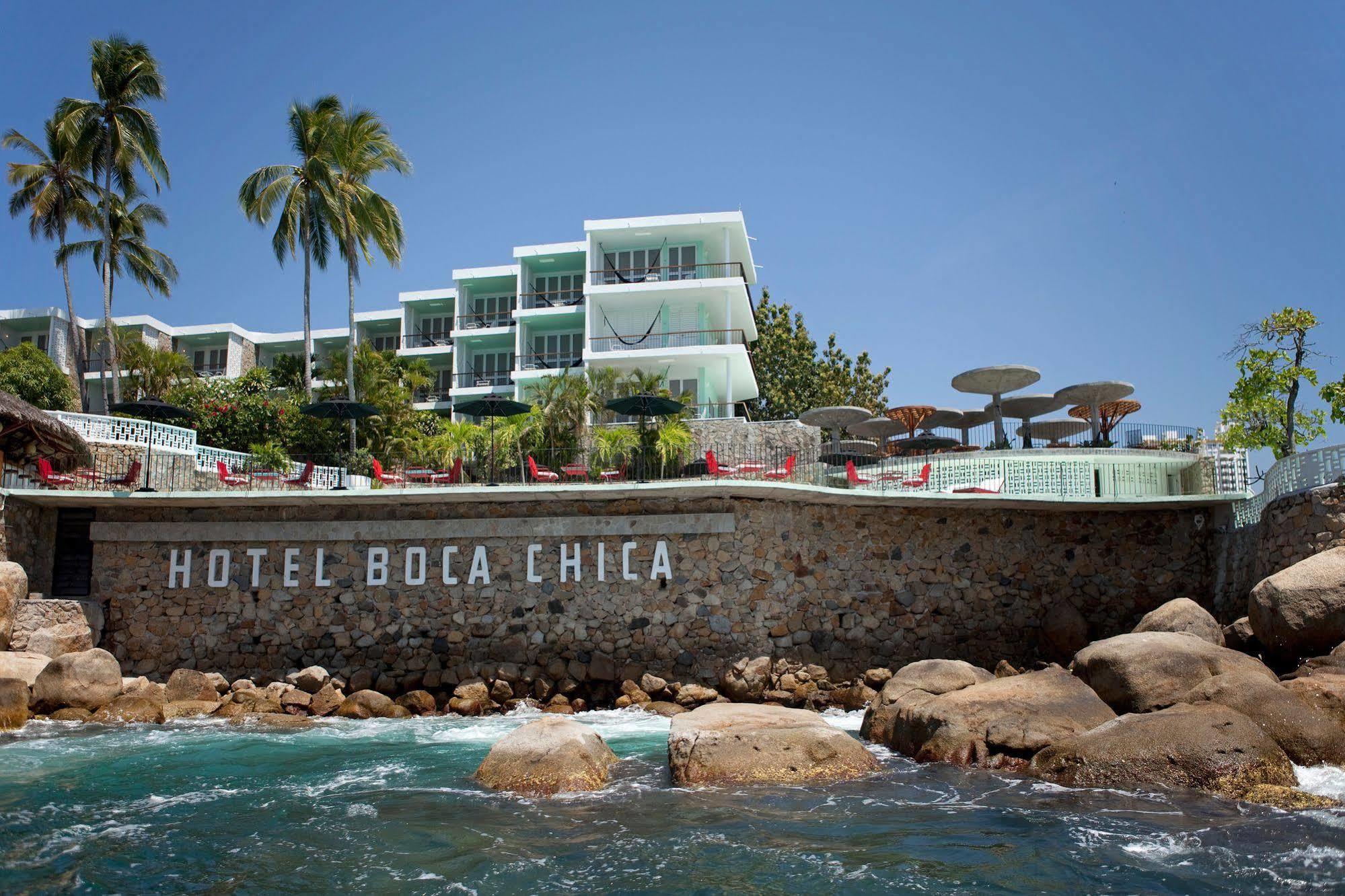 ホテル Boca Chica アカプルコ エクステリア 写真